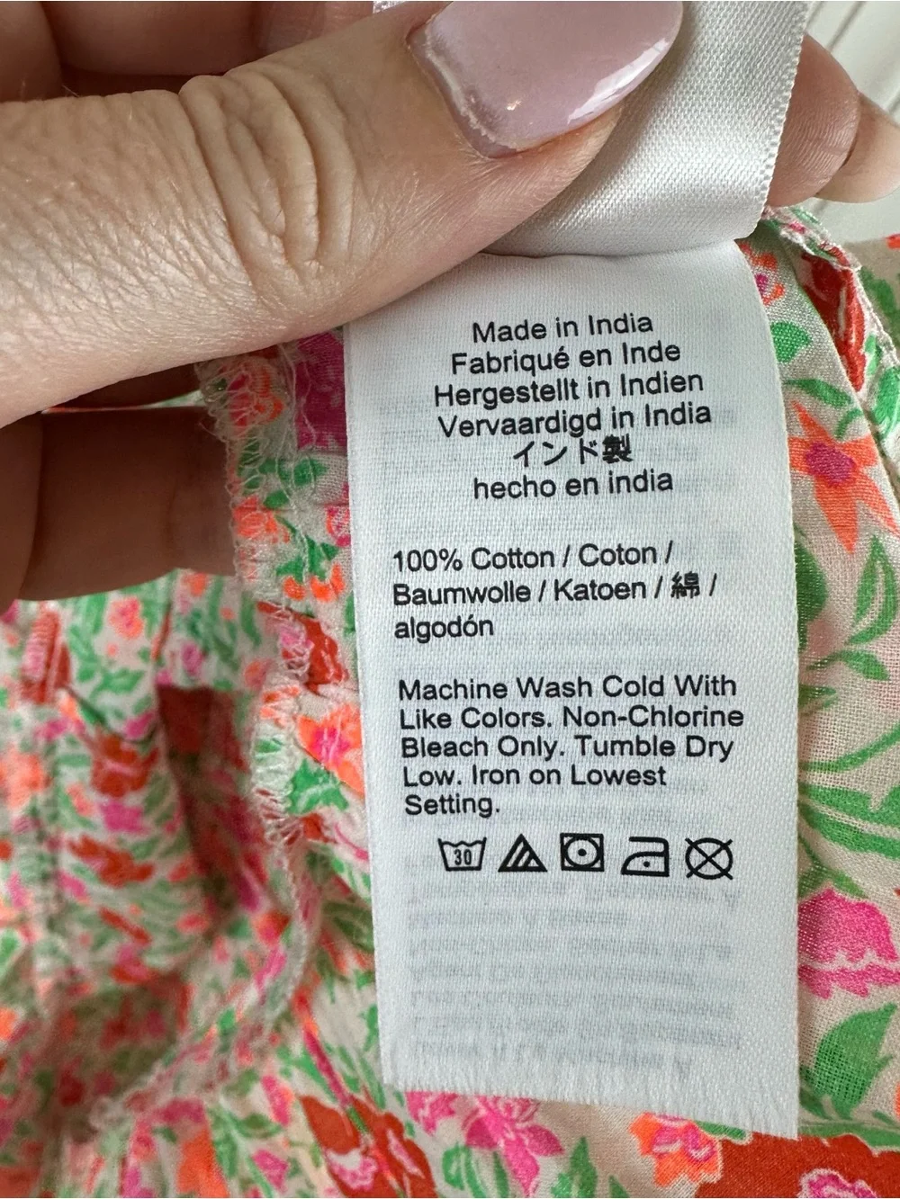 J. Crew Cotton voile smocked dress in storybook floral